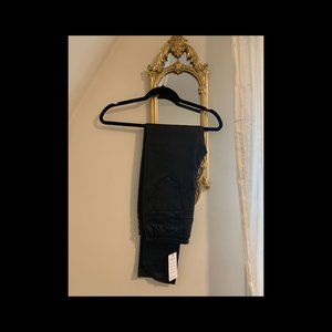 High Rise Faux Leather Jeans